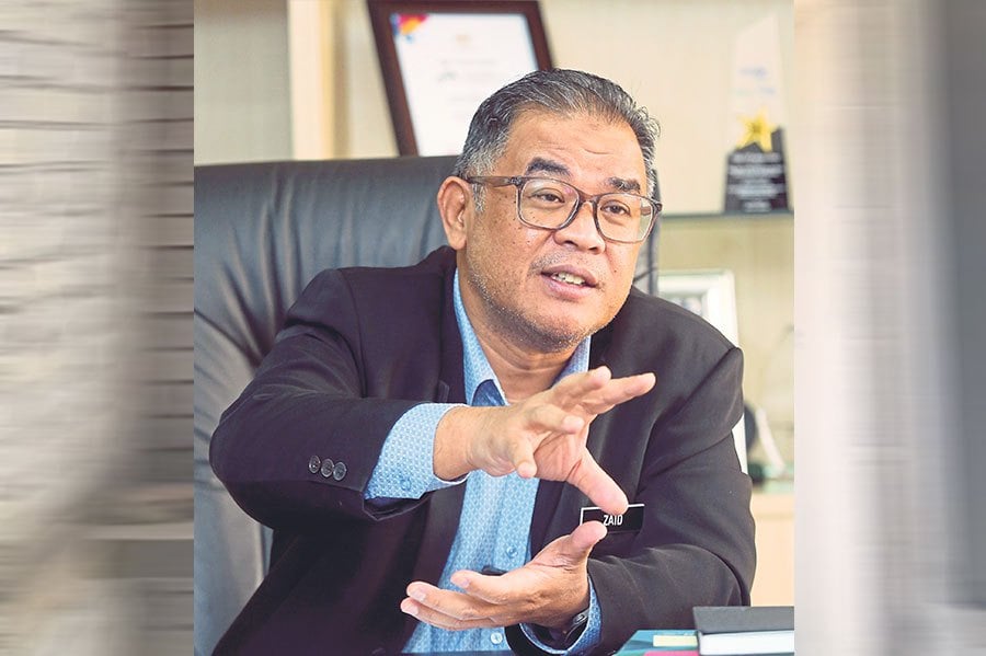 Construction Industry Development Board chief executive officer Datuk Mohd Zaid Zakaria says a lack of coordination between the police and the board has led to problematic contractors escaping punishment. PIC BY AMIRUDIN SAHIB