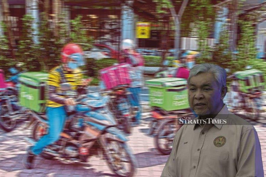 Deputy Prime Minister Datuk Seri Dr Ahmad Zahid Hamidi said he is committed to the setting up of the Malaysian Gig Economy Commission (SEGiM), which is awaiting approval from the cabinet. NSTP FILE PIC