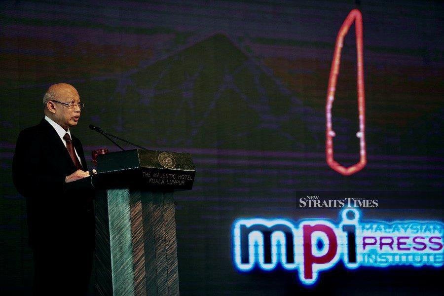 Malaysian Press Institute chief executive officer Datuk Chamil Wariya said the council was mooted at a meeting between senior editors and former prime minister Tun Abdul Razak Hussein on June 18, 1974. -NSTP file pic