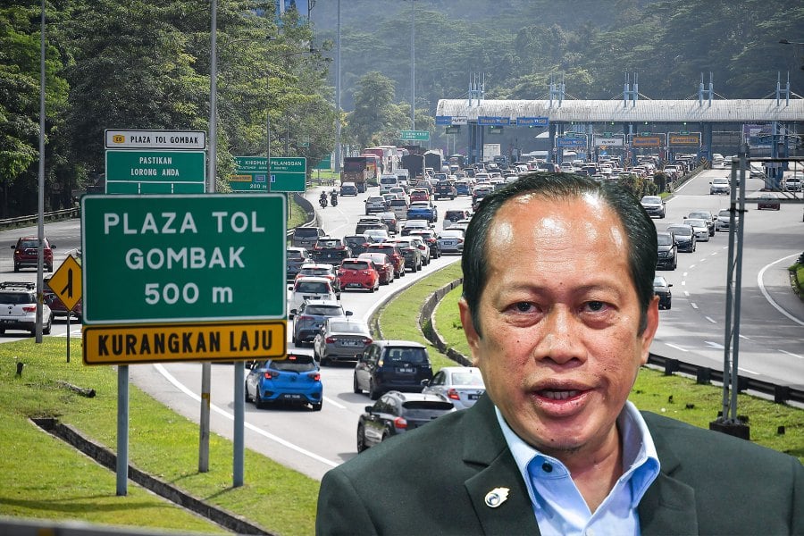 There will be tolls waivers for two days on Dec 23 (Saturday) and Dec 25 (Monday) for highway users in conjunction with the Christmas holiday, said Deputy Works Ministry, Datuk Seri Ahmad Maslan. FILE PIC