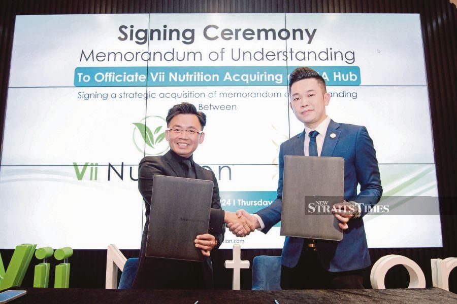 Vii Nutrition acquires DNA Hub | New Straits Times | Malaysia General ...