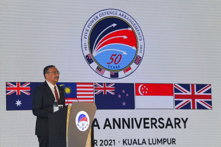 Senior Minister (Defence) Datuk Seri Hishammuddin Hussein said it was undeniable that the FPDA acted as a stabilising force within the region. -BERNAMA PIC