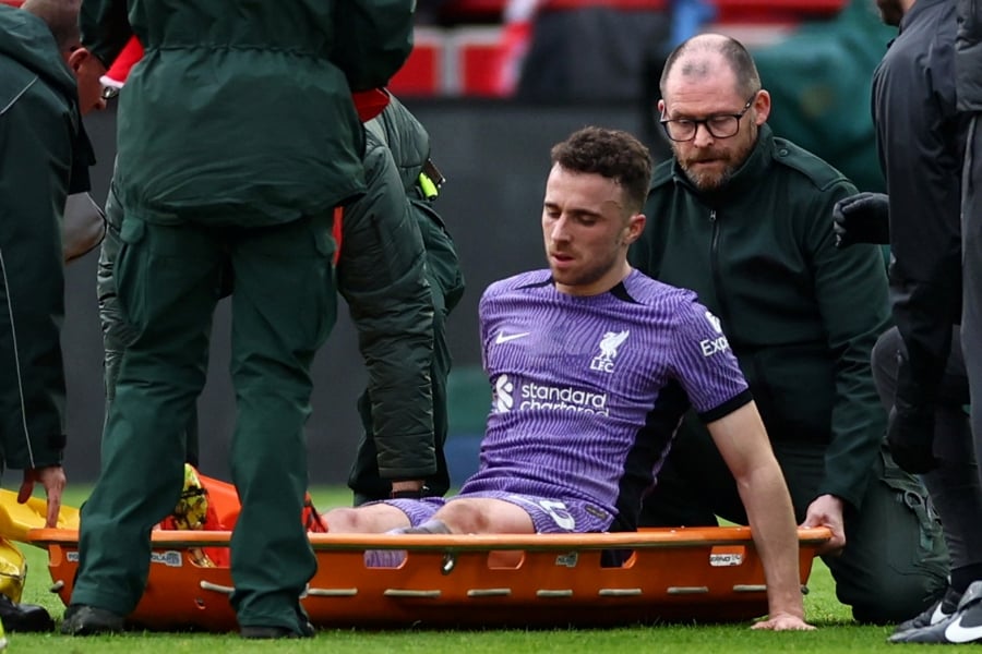 Liverpool's Diogo Jota will be out for months after his latest injury. - REUTERS PIC