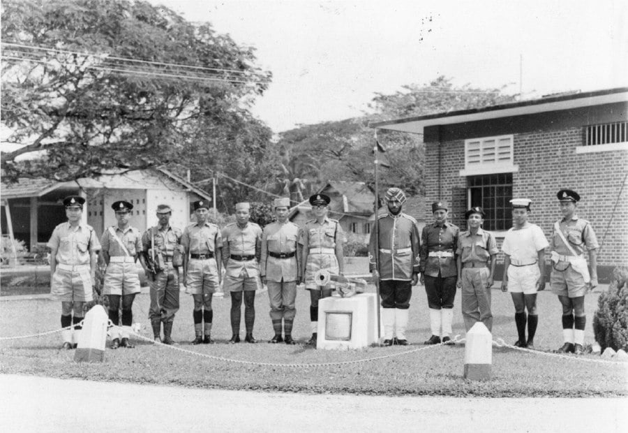 Police uniform units between 1906 and 1970. -NSTP file pic