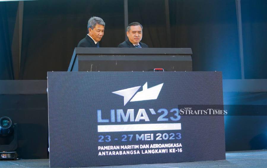 The Defence and Transport ministers officially opened the Langkawi International Maritime and Aerospace exhibition 2023 (Lima ’23) tonight, with both extolling the importance of the show. -NSTP/ASWADI ALIAS