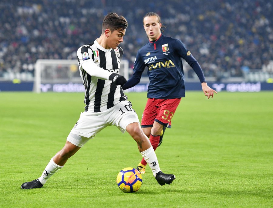 Paulo Dybala of A.S. Roma uring the Coppa Italia quarter-final