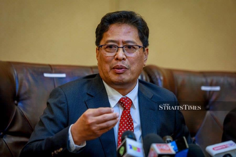 Tan Sri Azam Baki speaking to reporters after the 10th Certified Integrity Officers (CeIO) Convocation ceremony at World Trade Centre in Kuala Lumpur. - NSTP/ASYRAF HAMZAH
