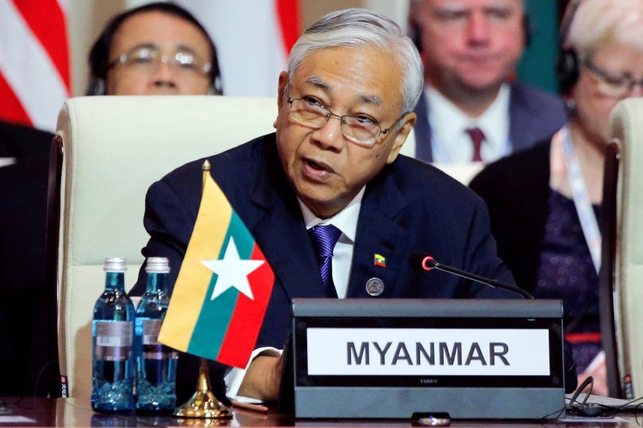 Image result for Myanmar President resigns