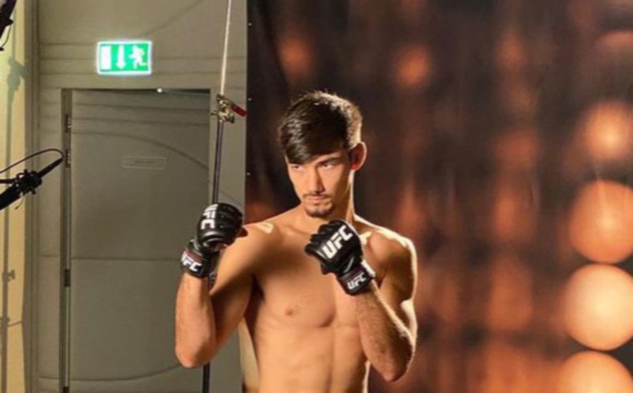 Aaron Ern-Wuei Phillips will take on American Jonathan Martinez in the bantamweight event at the UFC Fight Night 196 in Las Vegas next month. -Pic courtesy of UFC
