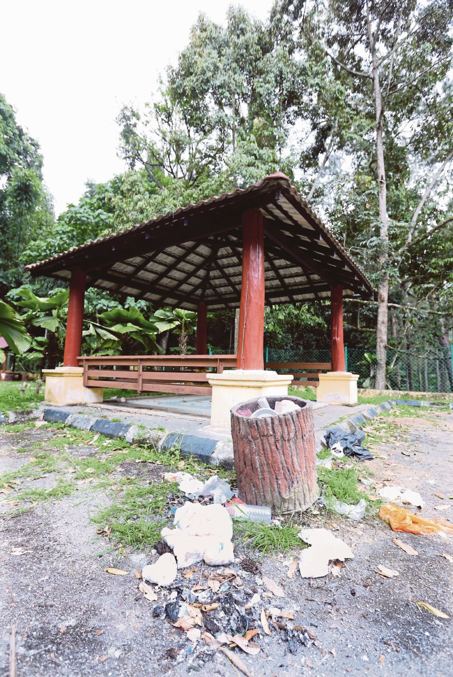  Rubbish at the Coniferous Forest Park in Bukit Tinggi, Pahang. Pix by Rosela Ismail