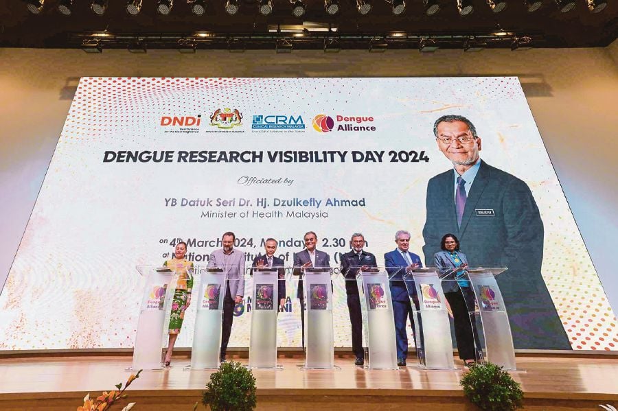 The Health Ministry, through the Institute of Medical Research, organised Dengue Research Visibility Day 2024 in collaboration with Drugs for Neglected Diseases initiative and Clinical Research Malaysia. 