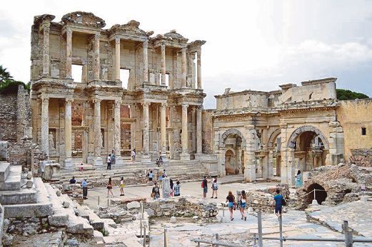 Ruins of Ephesus, one of the best preserved ancient cities in the world