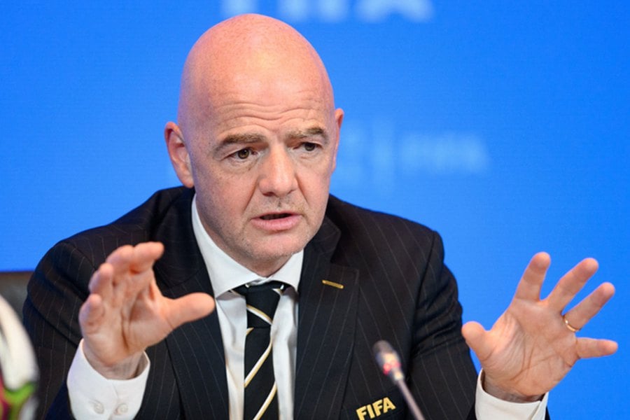 FIFA chief Gianni Infantino said yesterday there was no place in football for violence after ugly clashes ahead of Brazil's World Cup qualifier against Argentina. AFP FILE PIC