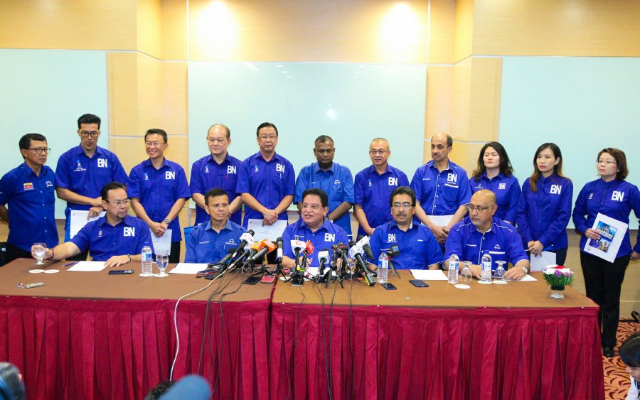  Federal Territories Barisan Nasional candidate line-up for the 14th general election (GE14). Pix by Asyraf Hamzah 