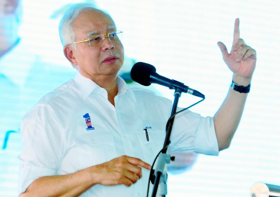 Prime minister Datuk Seri Najib Razak reiterated that the clash of ideologies among the opposition pact will only disrupt the government administration and put pressure on the country’s economy and the people, if they come into power. Pix by Amran Hamid