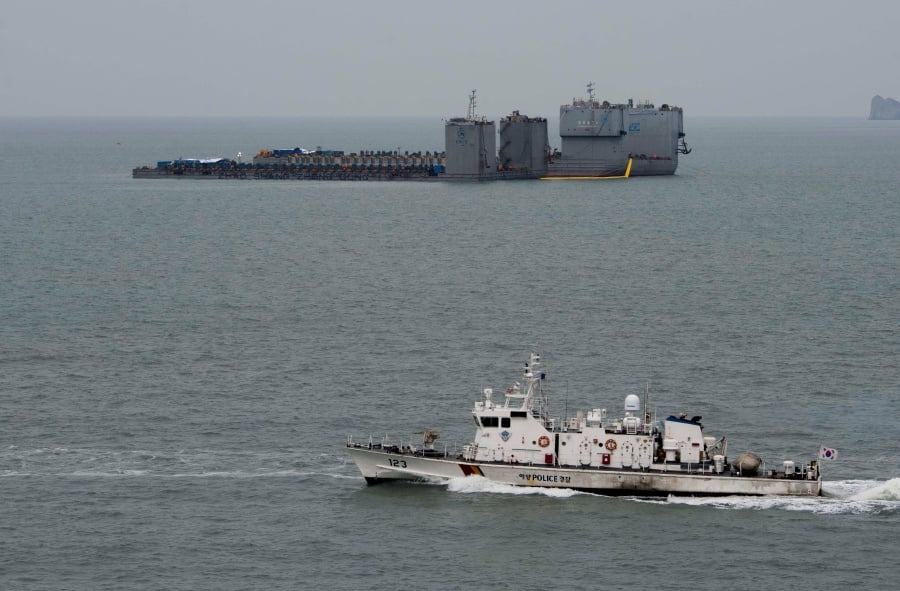 South Korea To Test Raising Of Sunken Ferry 