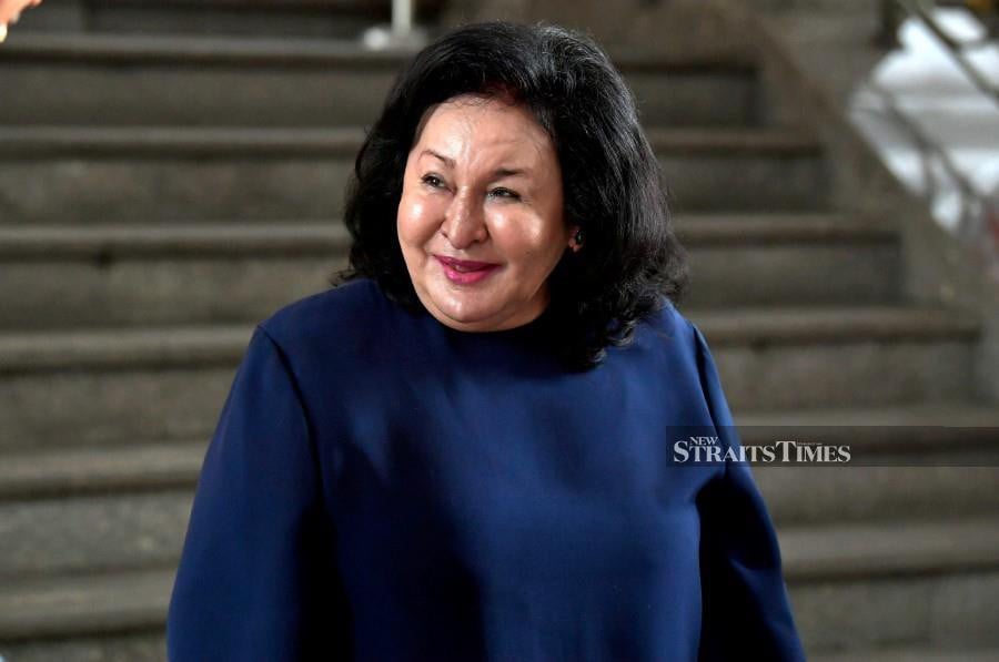 The Federal Court will hear Datin Seri Rosmah Mansor’s application to challenge the late Datuk Seri Gopal Sri Ram’s appointment as the lead prosecutor in her RM1.25 billion solar hybrid project in Sarawak on March 26.- NSTP/MOHD FADLI HAMZAH