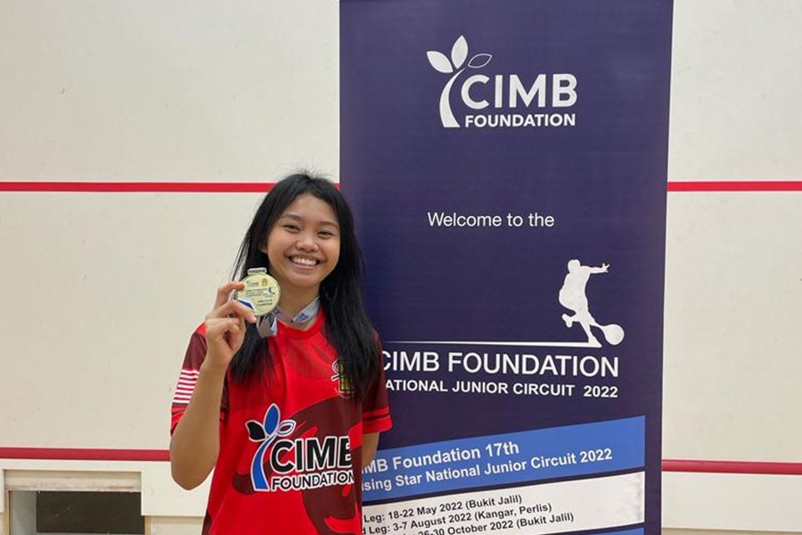 Squash player Whitney Isabelle Wilson will stop training for 24 hours for Christmas as she prepares for the British Junior Open (BJO) in Birmingham from Jan 3-7. FILE PIC