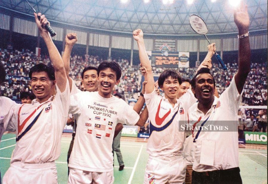 NST175 Cup And Away: Malaysia's 1992 Thomas Cup Win | New Straits Times ...