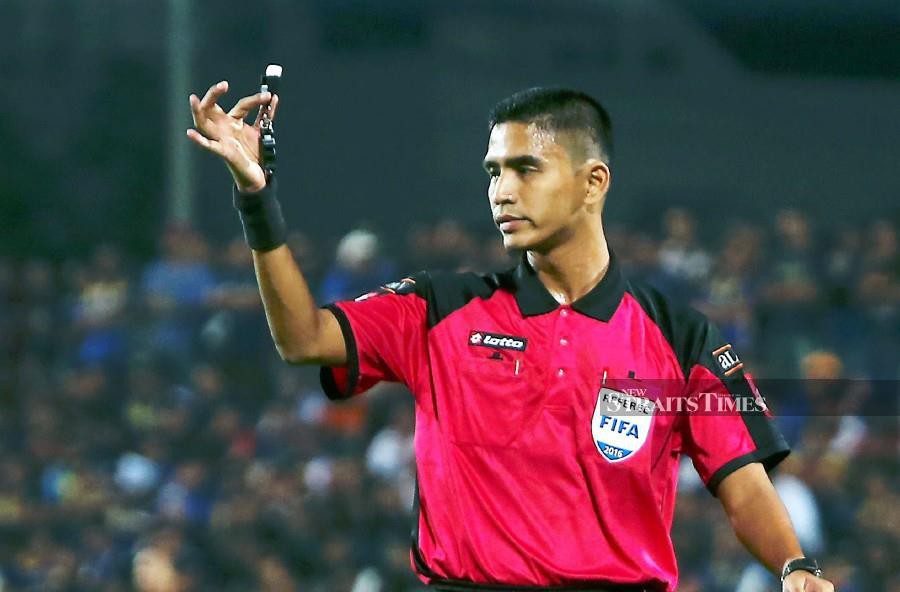 Malaysian referee Nazmi Nasaruddin. NSTP FILE PIC