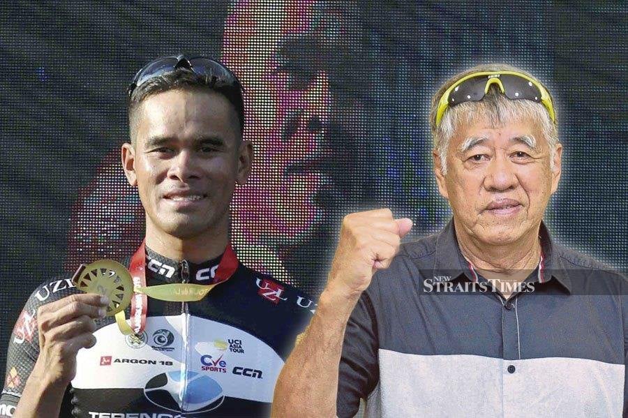 National cyclist Harrif Saleh considers coach Datuk Ng Joo Ngan to be akin to his own father in the world of cycling. NSTP FILE PIC