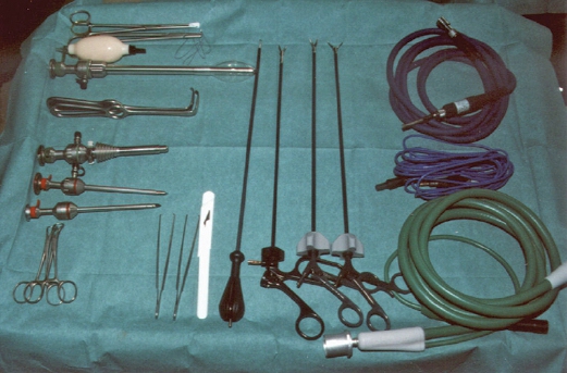 Laporoscopic surgical instruments. 