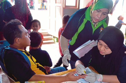 300 villagers take part in health event  New Straits 