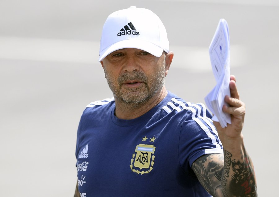  Argentina coach Jorge Sampaoli has lost the trust of his players. AFP pic