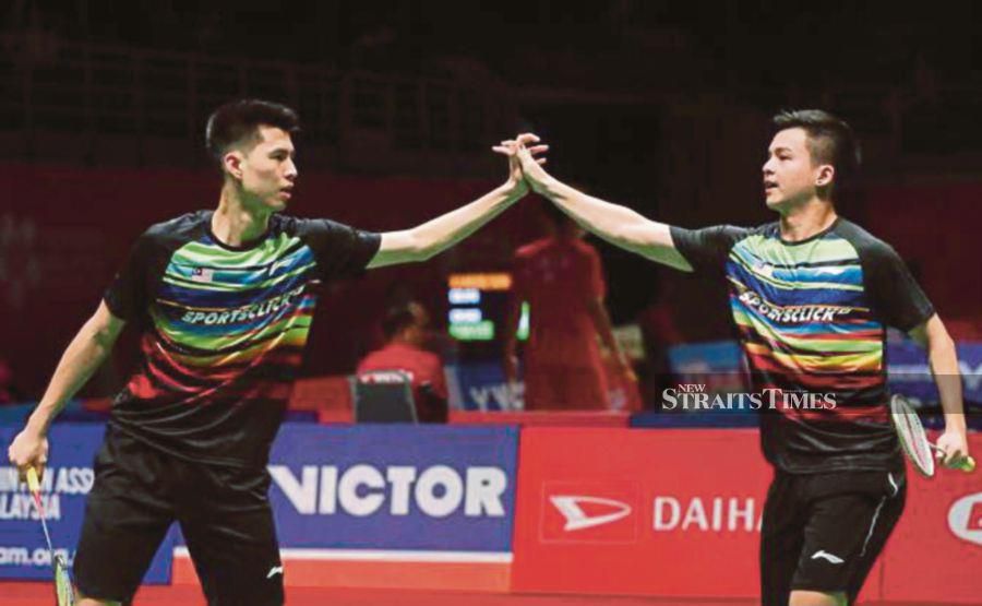 FILE PIX: Independent doubles pair Teo Ee Yi (right) and Ong Yew Sin.