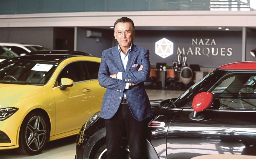 Naza Automotive Group chairman Datuk Jasmy Ismail said while Naza Group had diversified into other businesses over the years including property, infrastructure, telecommunications and food and beverage, automotive continued to be its anchor business as well as the biggest contributor, bringing in 60-65 per cent to the group’s total revenue. STR/AMIRUDIN SAHIB.