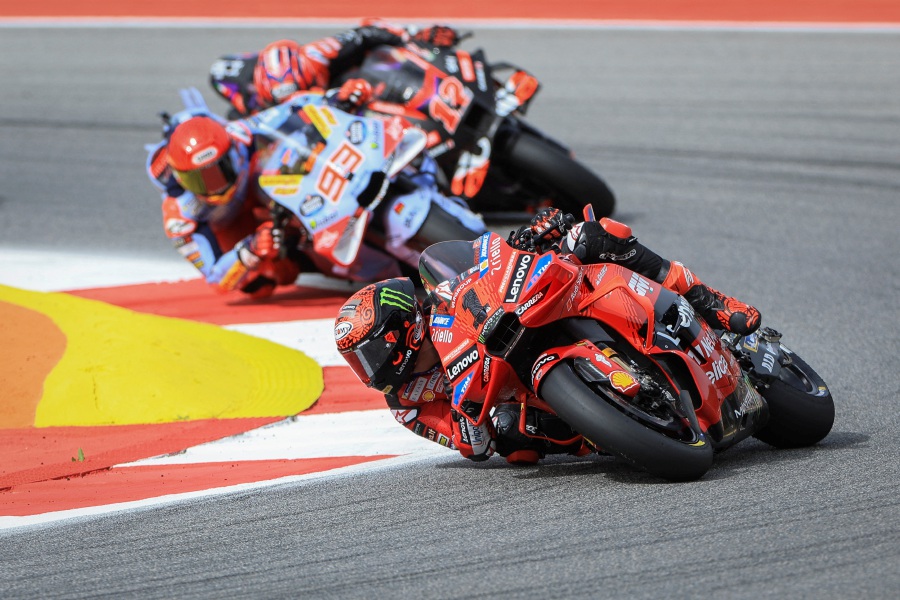 Formula One’s US-based owner Liberty Media is expected to announce a takeover of MotoGP’s parent company within days and for more than €4 billion (RM20.4 billion), Sky News reported yesterday (March 31). — AFP FILE PIC