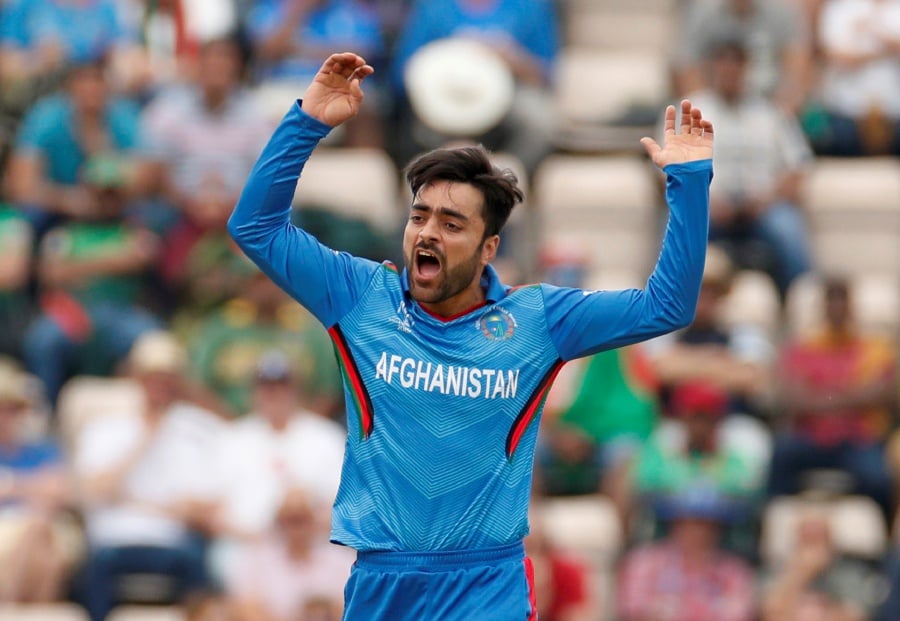 Afghanistan captain Rashid Khan was reprimanded by the International Cricket Council (ICC) on Wednesday for showing dissent towards a team mate during his side’s Twenty20 World Cup Group 1 win over Bangladesh. REUTERS PIC