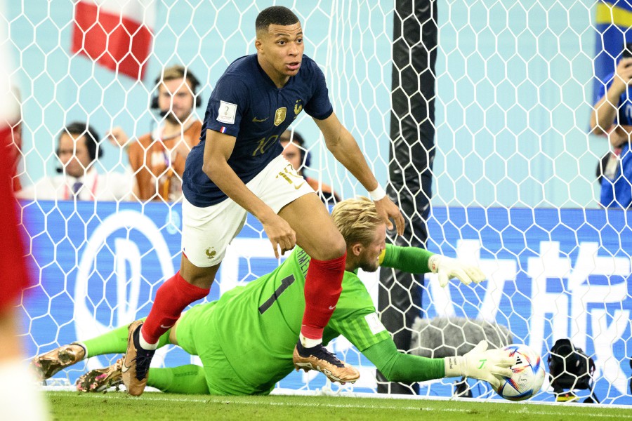 Mbappe Brace Sends France Through To Last 16 After 2-1 Win Over Denmark ...