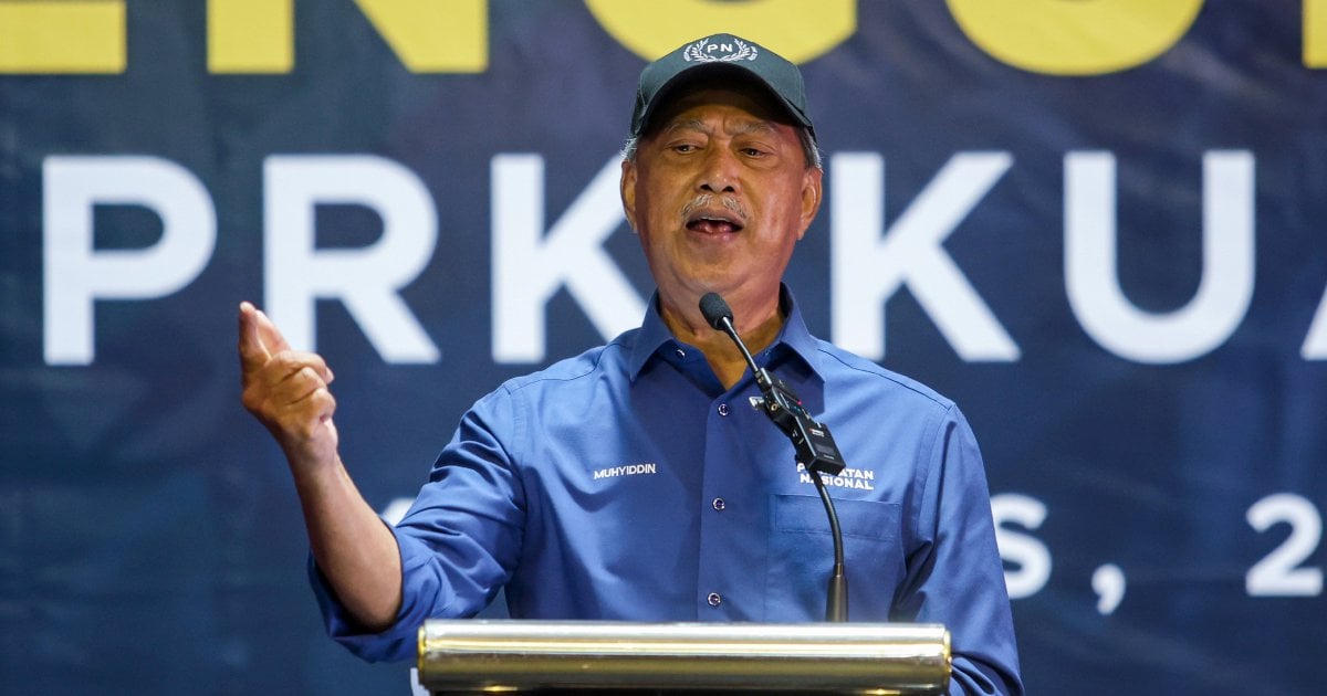 Voters Wanted Pn To Field Malay Candidate In Kkb Says Muhyiddin New