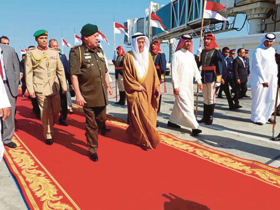 Johor Sultan arrives in Bahrain for three-day official visit