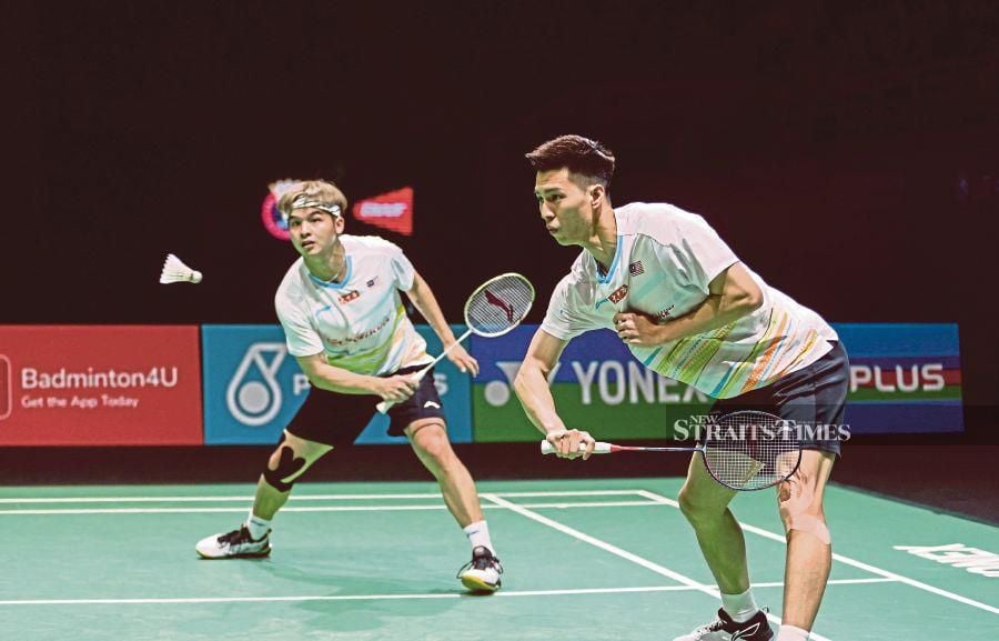The dream of qualifying for the Paris Olympics might be slipping away, but Malaysian men's doubles Ong Yew Sin-Teo Ee Yi still have plenty to play for. NSTP/ASWADI ALIAS