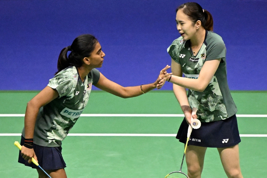 Malaysia’s top women’s doubles pair, Pearly Tan-M. Thinaah, are seeking a fresh start this new year. AFP FILE PIC