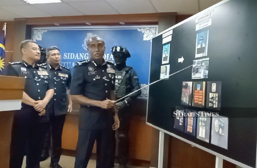 Johor police chief Commissioner M. Kumar said among the 30 arrested in the operation codenamed ‘Ops Hiburan’, was a 17-year-old teenager. NSTP/OMAR AHMAD