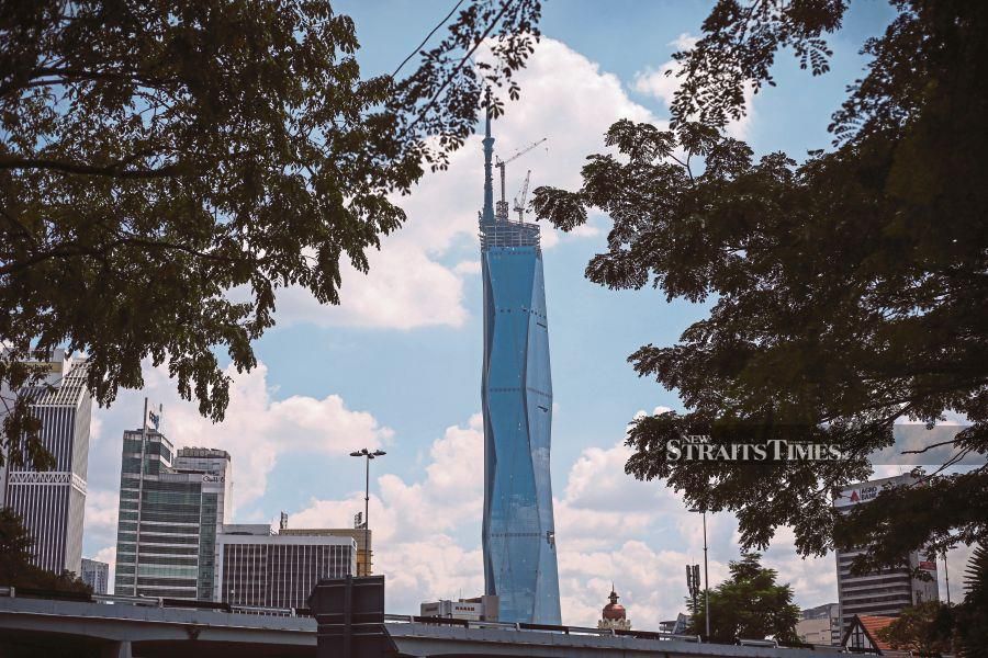 Menara Merdeka 118 tower. NSTP/ASWADI ALIAS.