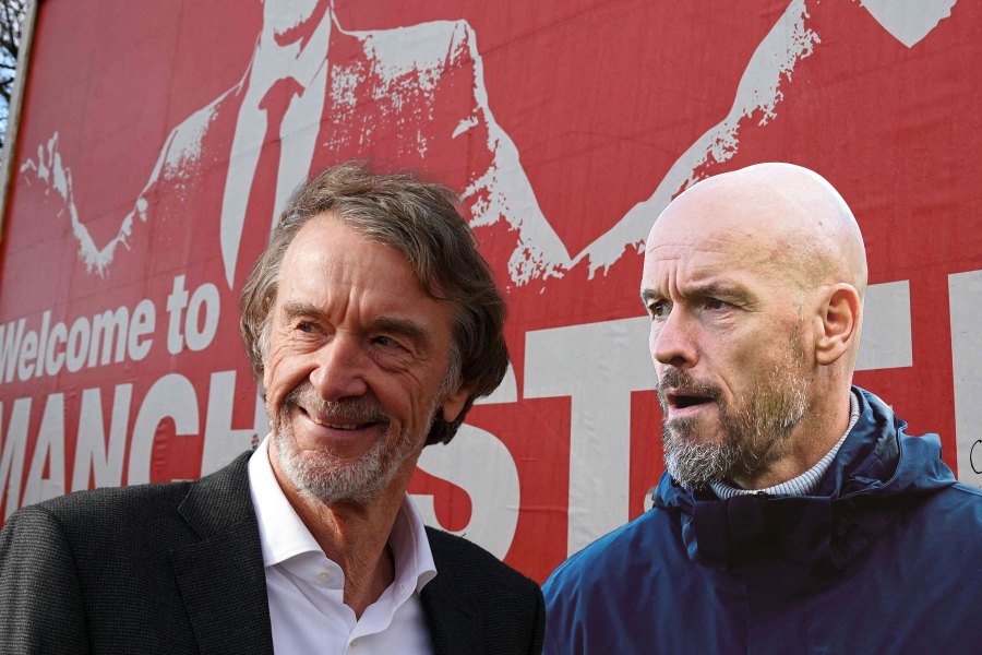 Erik ten Hag insists Jim Ratcliffe wants to work with him even though he is yet to speak to the British billionaire as he prepares to take control of football operations at troubled Manchester United. FILE PIC