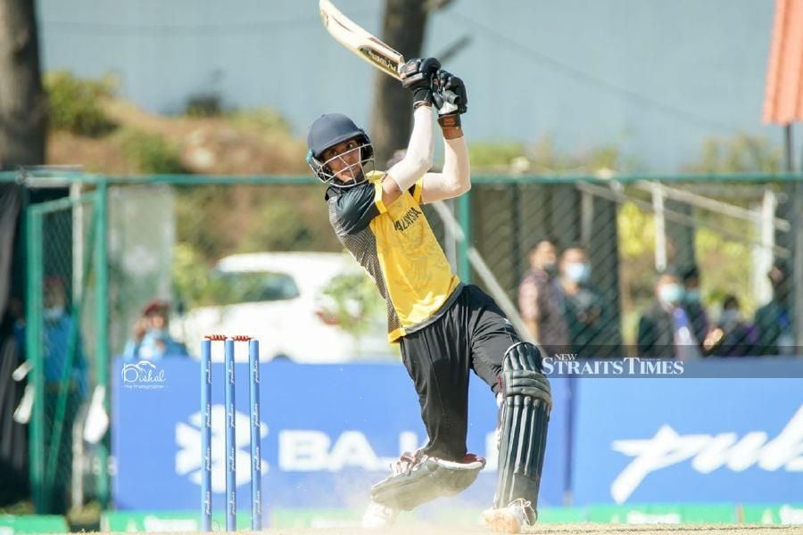 Virandeep Singh. -Pic courtesy of Cricket Malaysia
