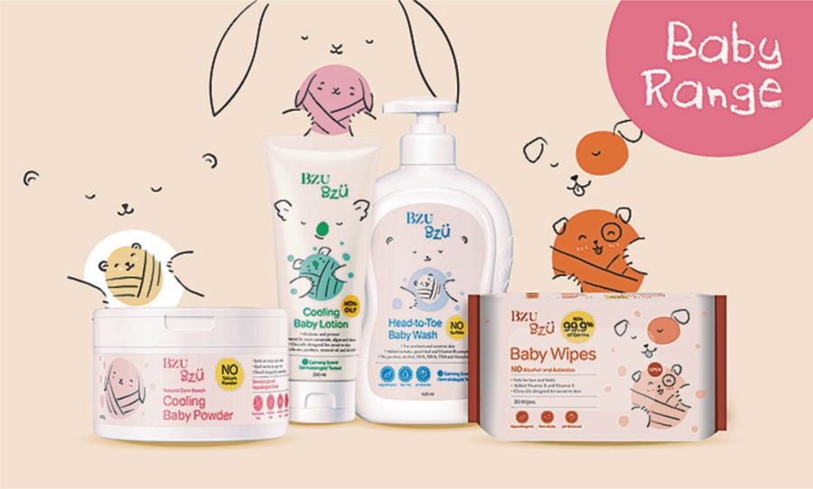The baby range is lighter and gentler, made for toddlers 3 years and below.