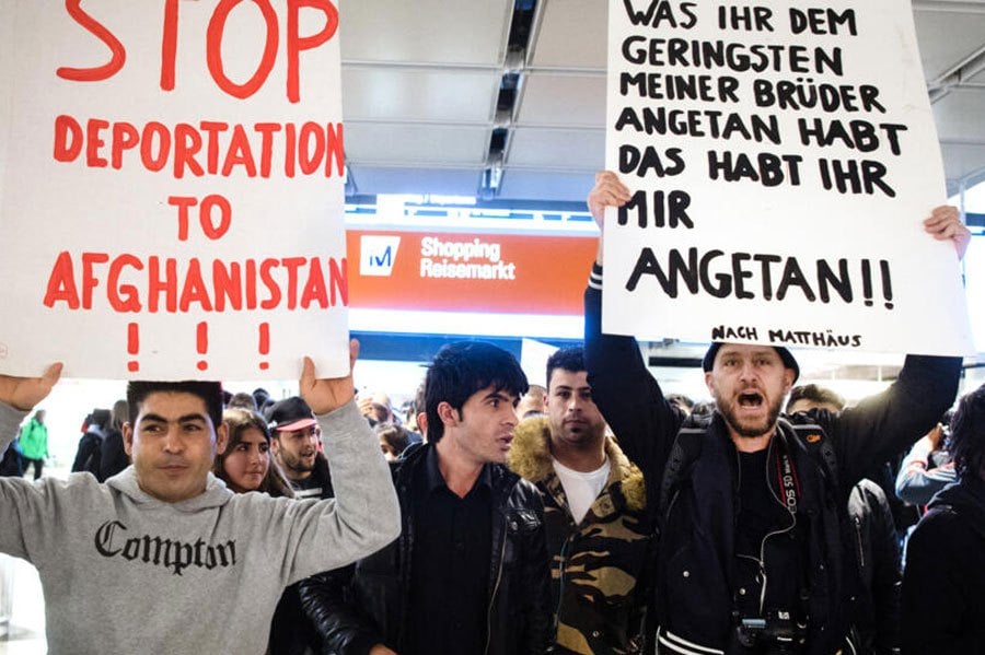 Germany said it carried out today the first deportation of Afghans back to their home country since Taliban authorities took power in August 2021, as Berlin faces pressure to crack down on migration. AFP FILE PIC