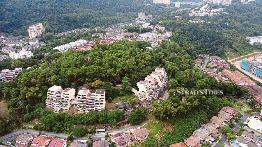 The proposed development site is at Taman Kelab Ukay, Bukit Antarabangsa. -NSTP/FUAD NIZAM