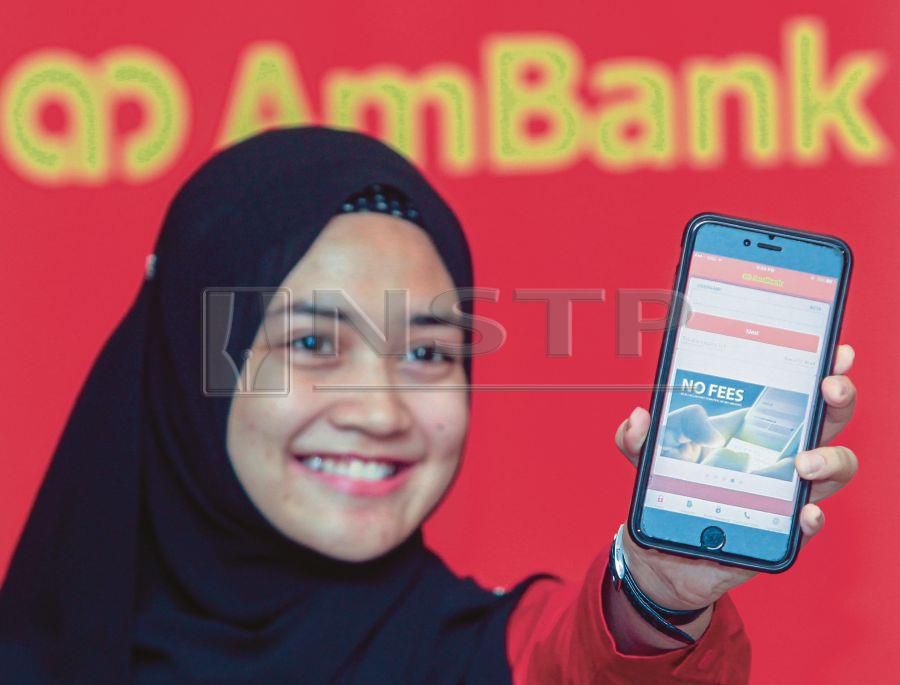 AMY, the acronym for AmBank Malaysia, is integrated into Ambank’s AmOnline mobile banking application, enabling customers to make enquiries and get response immediately through a chatbot that is accessible 24 hours a day. Pix by ASWADI ALIAS