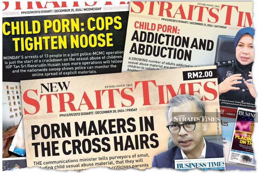 The  ‘New Straits Times’ has recently run a series of reports on the rampant sale of locally produced  explicit content, including CSAM, on social media and messaging platforms. 