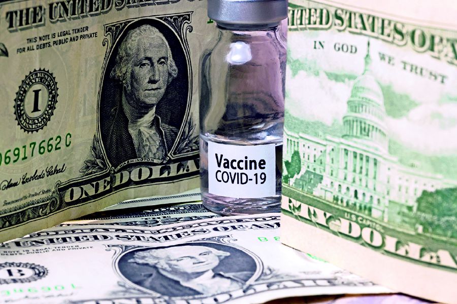Money for nothing and the vaccine is free. Thanks, Mark. AFP PIC 