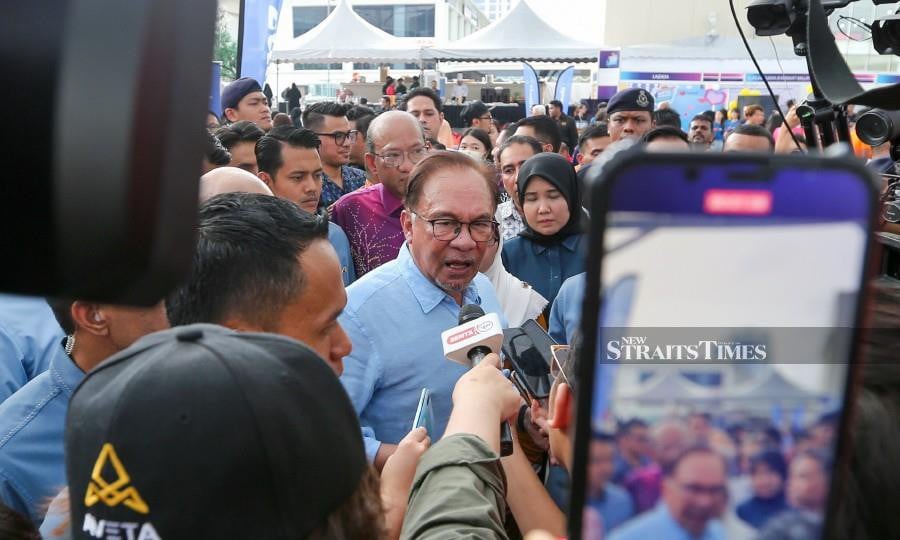 Prime Minister Datuk Seri Anwar Ibrahim. -NSTP/ASWADI ALIAS