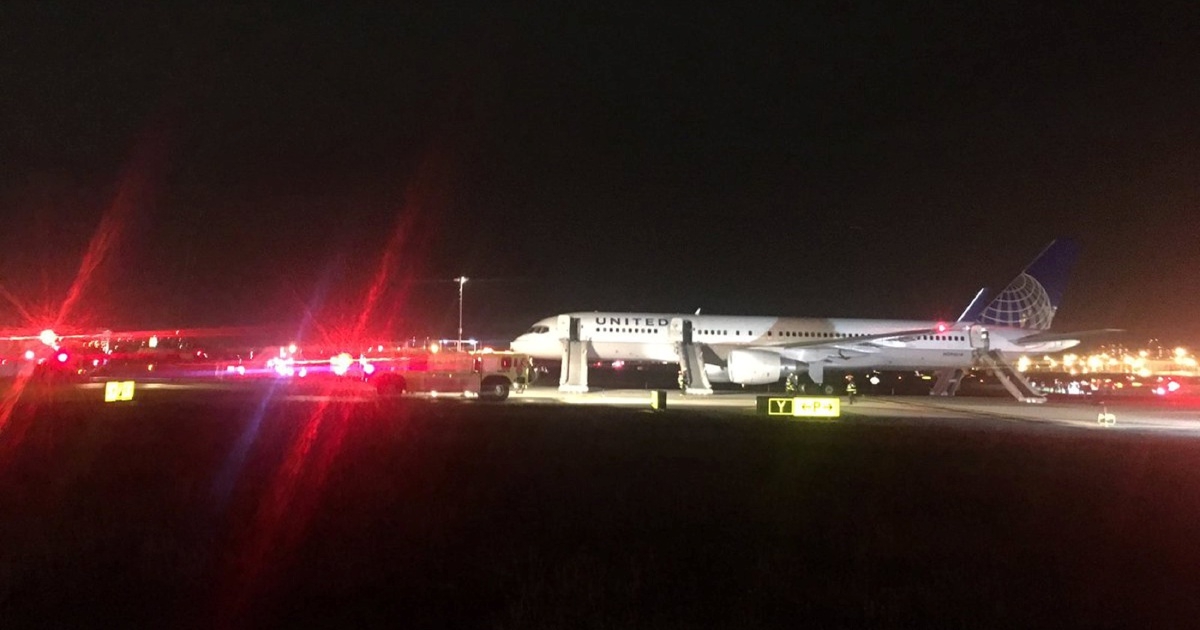Newark airport reopens after engine fire prompts plane evacuation New