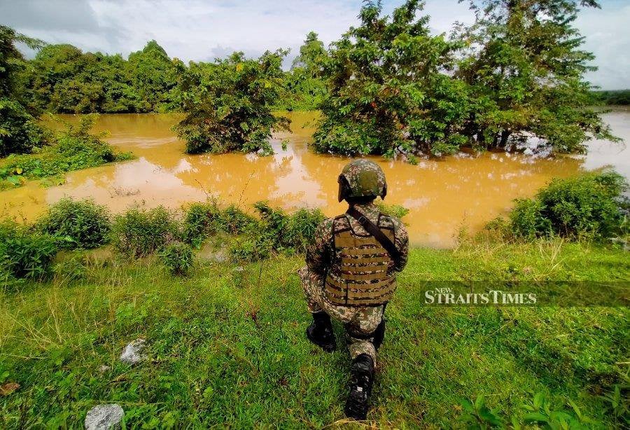 Private Muhammad Syafiq Hilmi Abd Halim, from the 7th Battalion Border Regiment stationed at Kem Kidurong, Bintulu, was reported missing on June 18 while serving as a security escort for the Jupem team. - NSTP file pic, for illustration purposes only 